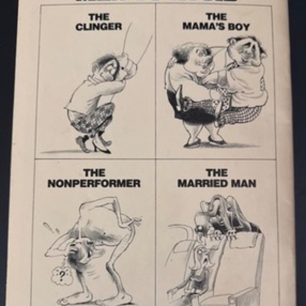 Men to Avoid 1988 Vintage Humor Satire Comedy Book Funny Ivory Tower PublishingM - Picture 4 of 4